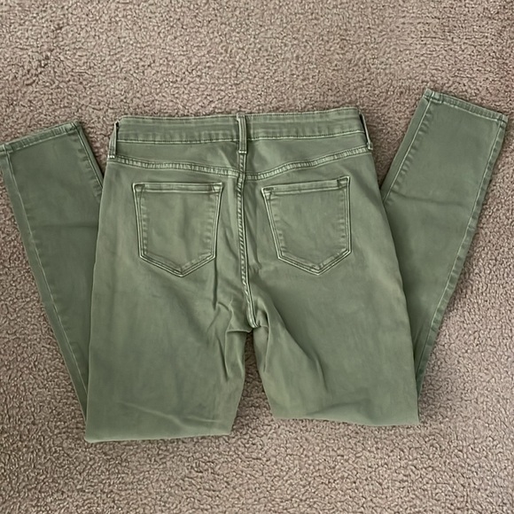Old Navy Light Green Rockstar Midrise Skinny Jeans - Picture 3 of 5